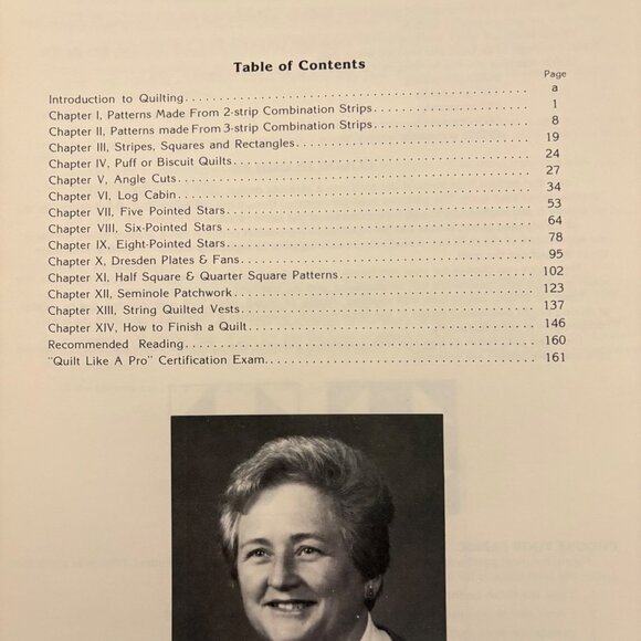 Quilt Like A Pro Patchwork Quilting Course Kaye Wood 1988 Revised Edition VTG - Picture 5 of 7